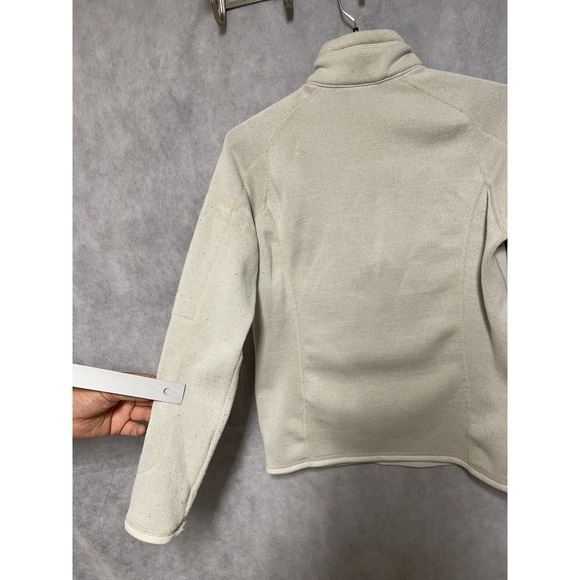 Patagonia Sweater Women M Tan‎ Zip Better Sweater Fleece Jacket Active Outdoor - Picture 4 of 9